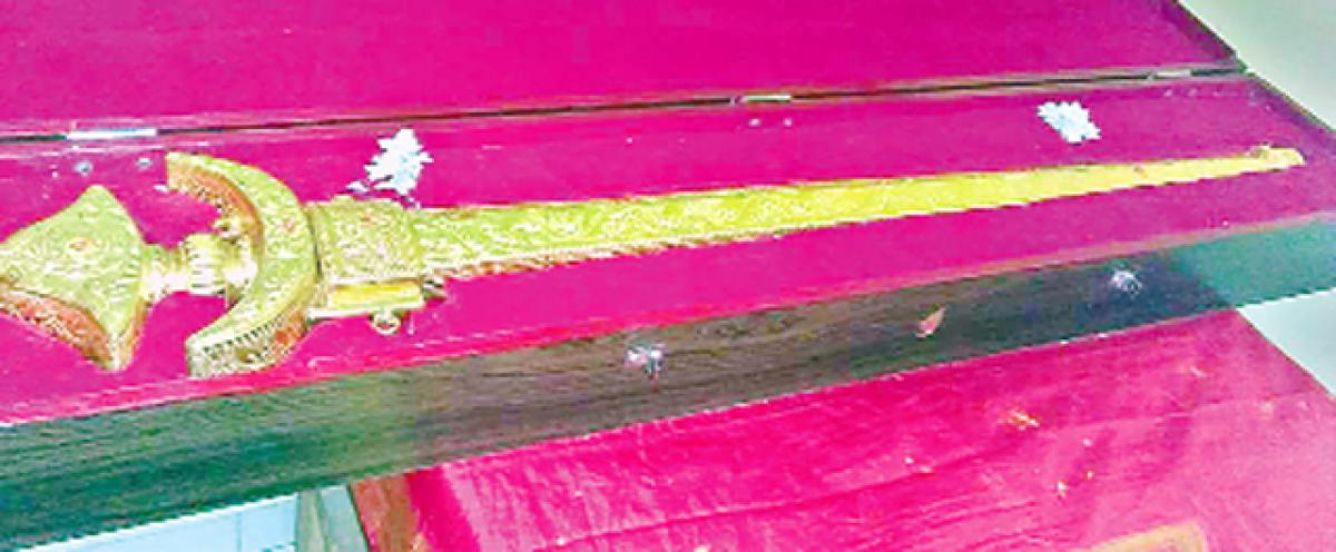 Golden sword worth 2 crore donated to TTD