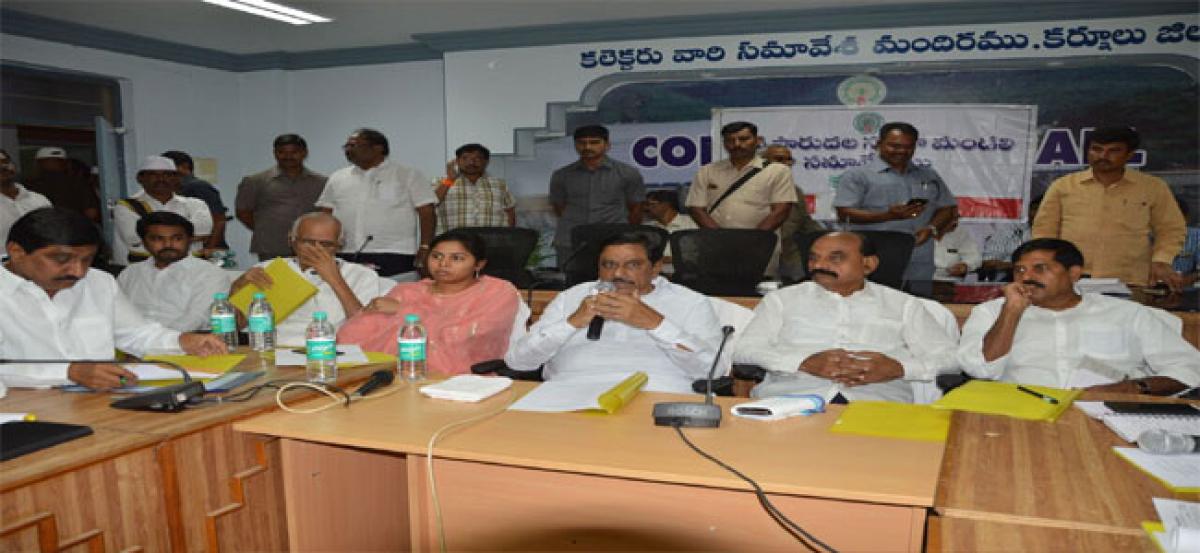 KE Krishnamurthy suggests shifting of Engineer-in-Chief office to Kurnool