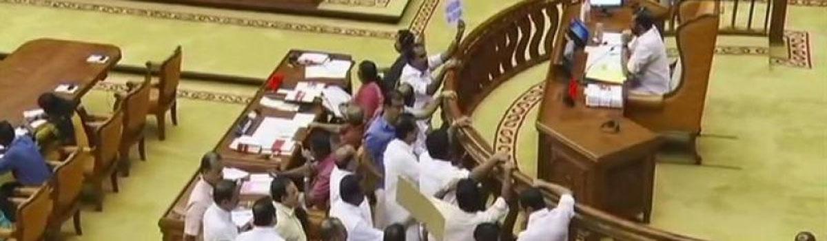 Kerala Assembly adjourned over protests by Opposition on Sabarimala