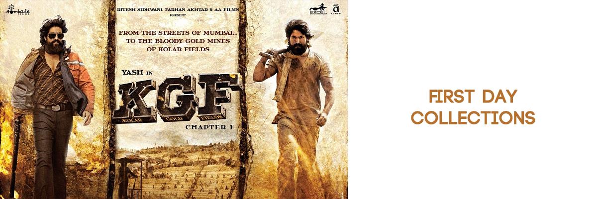 KGF Movie First Day Box Office Collections Report