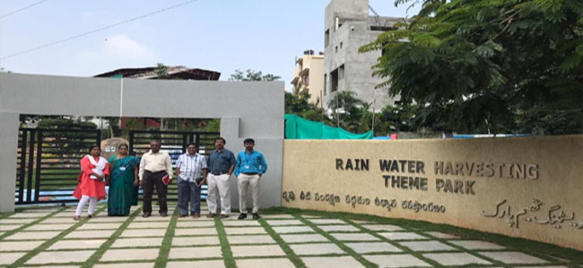 Chennai team visits rainwater harvesting theme park in Hyderabad