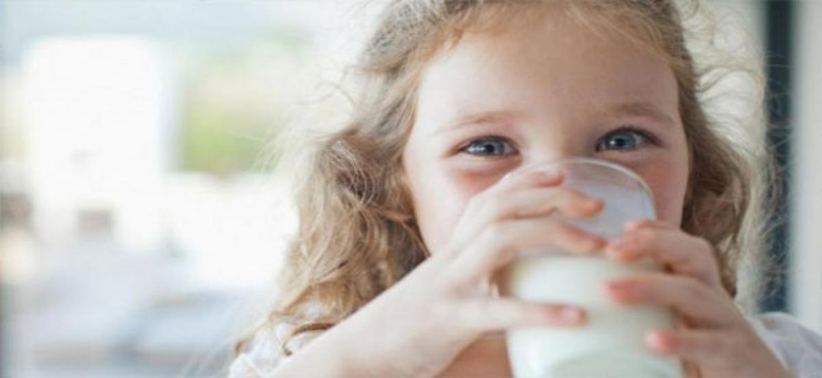 Kids allergic to cows milk may have lower weight, height