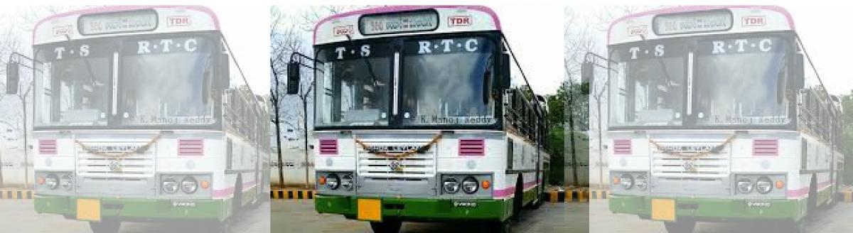 Students demand more TSRTC buses to reach school