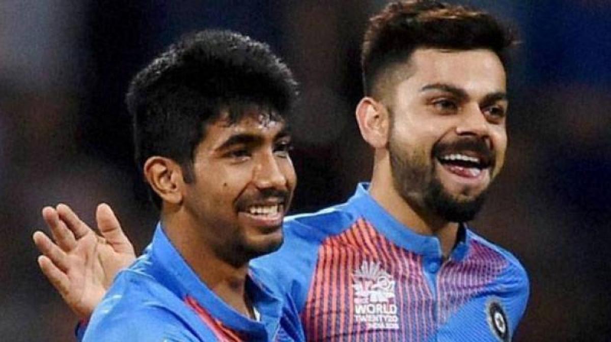 Indias Jasprit Bumrah hops to top in ICC T20 rankings, Virat Kohli stays no.1