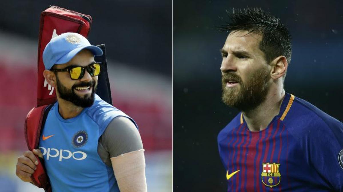 Team India captain Virat Kohlis brand value higher than Lionel Messi in Forbes list