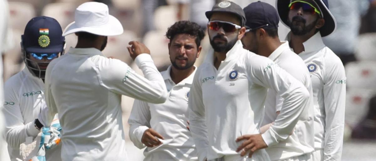 2nd Test: Indian bowlers leave Windies struggling