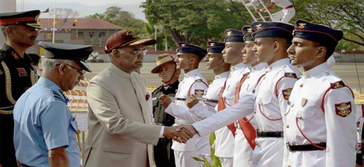 Armed forces a rare breed of human beings: President Kovind