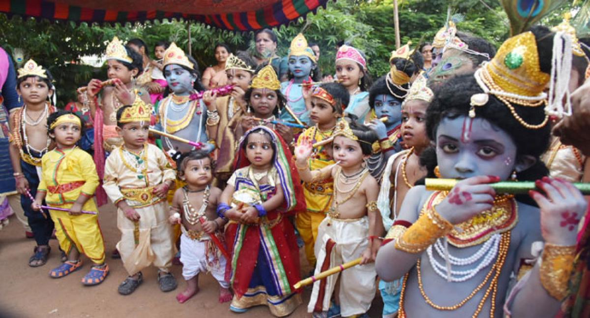 Krishnashtami celebrated with fervour