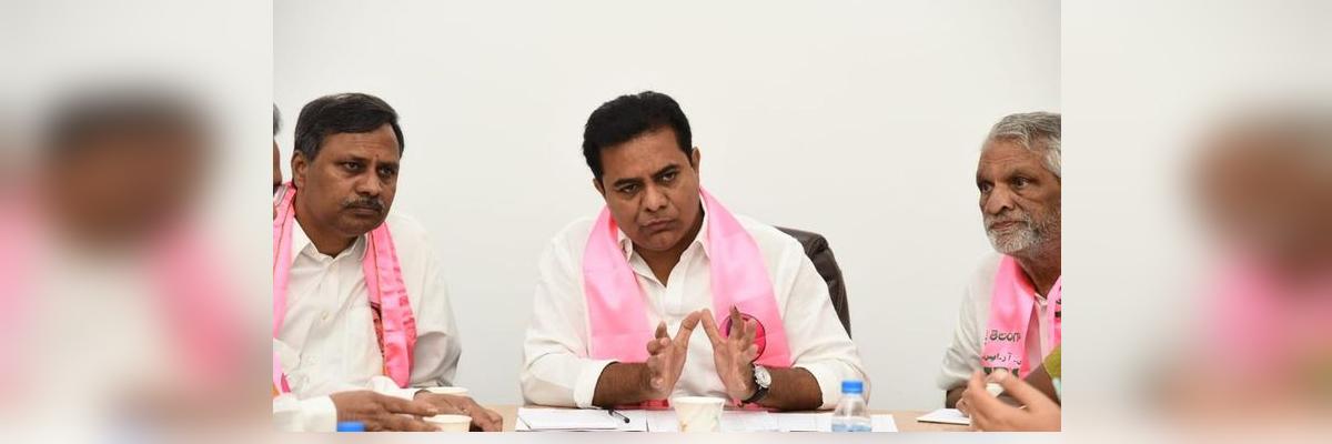 Gear up for local body, parliament elections: KTR to party leaders