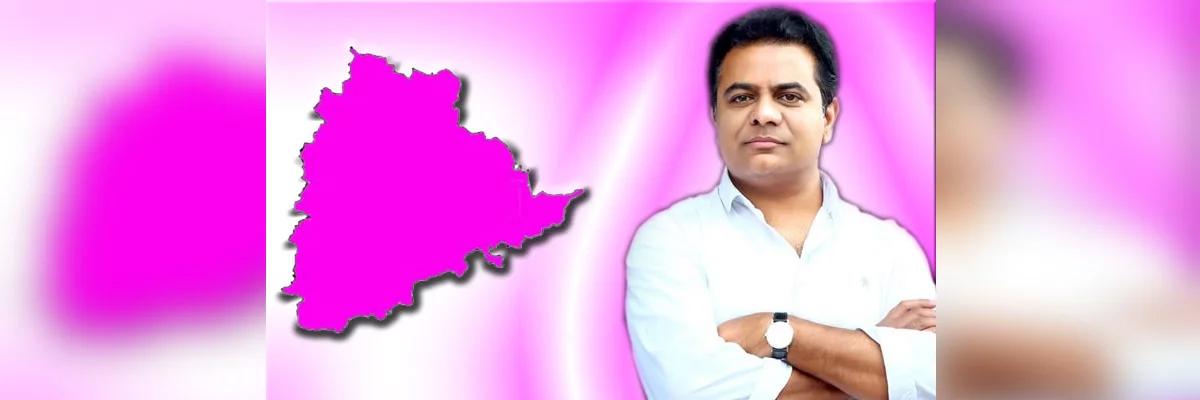 KTR takes oath as TRS working President