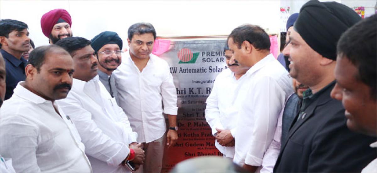 KTR launches solar module plant