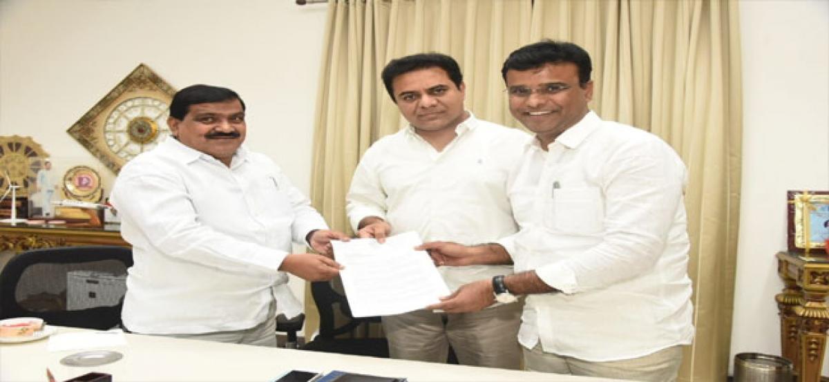 KTR asks officials to study feasibility