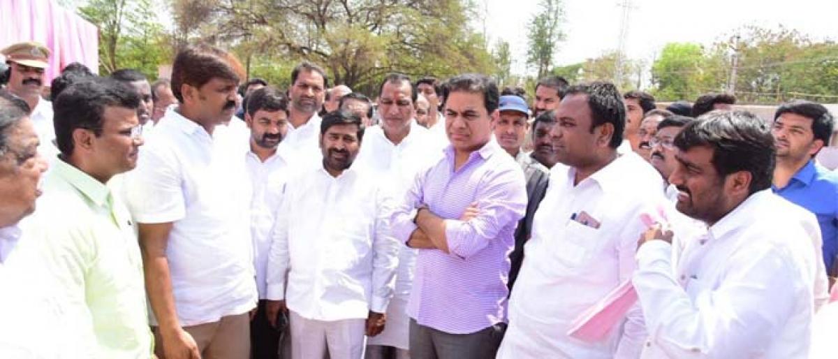 KTR, Jagadish Reddy and Bonthu Reviews Arrangements at TRS plenary