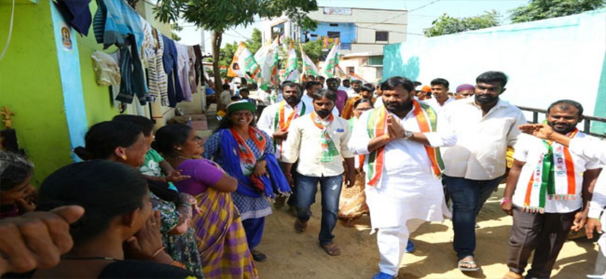 Kuna Srisailam Goud undertakes padayatra