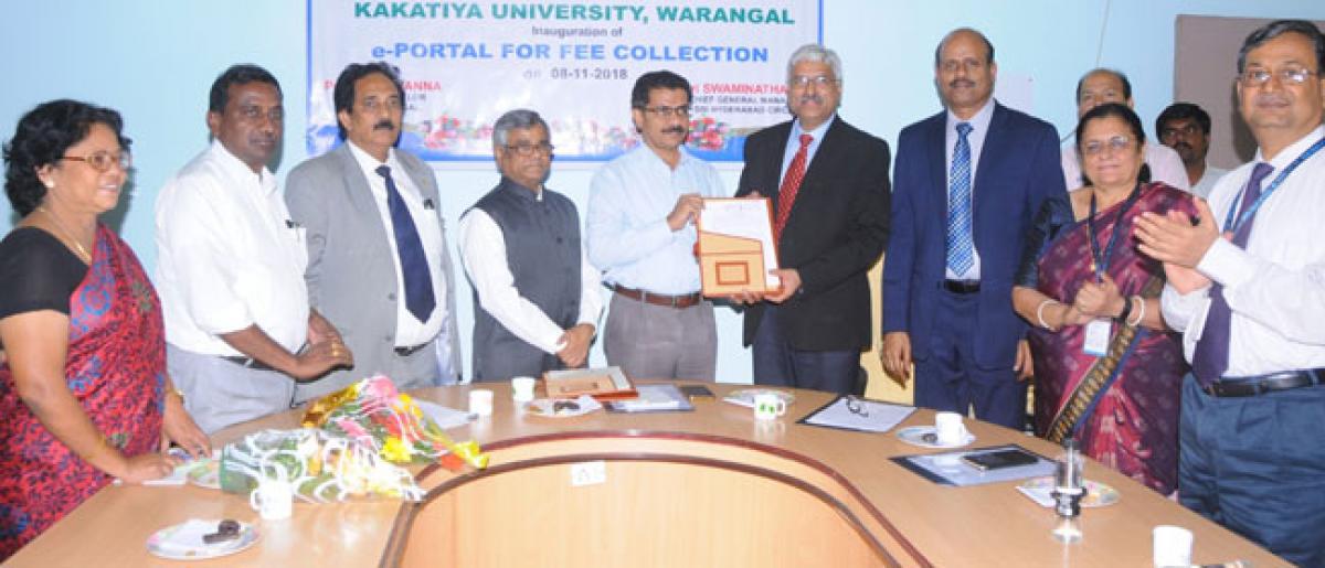 Kakatiya University inks pact with SBI