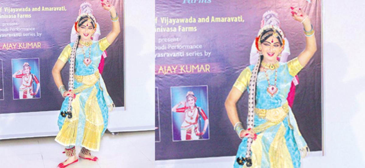 Kuchipudi dance by Dr Ch Ajay Kumar enthrals audience