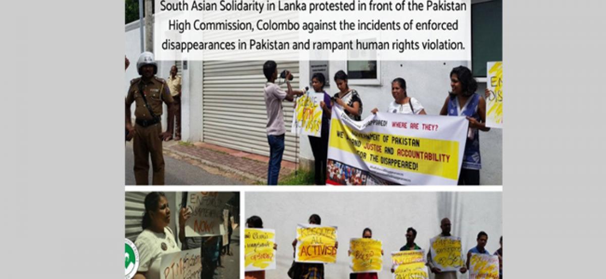 Lanka rights group concerned over enforced disappearances in Pakistan