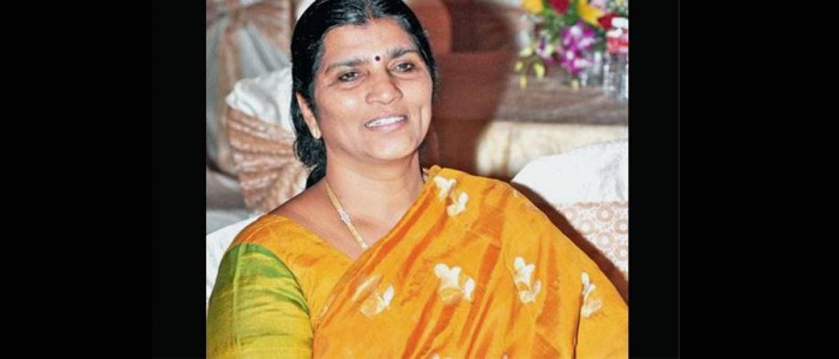 Lakshmi Parvathi not to contest elections in 2019
