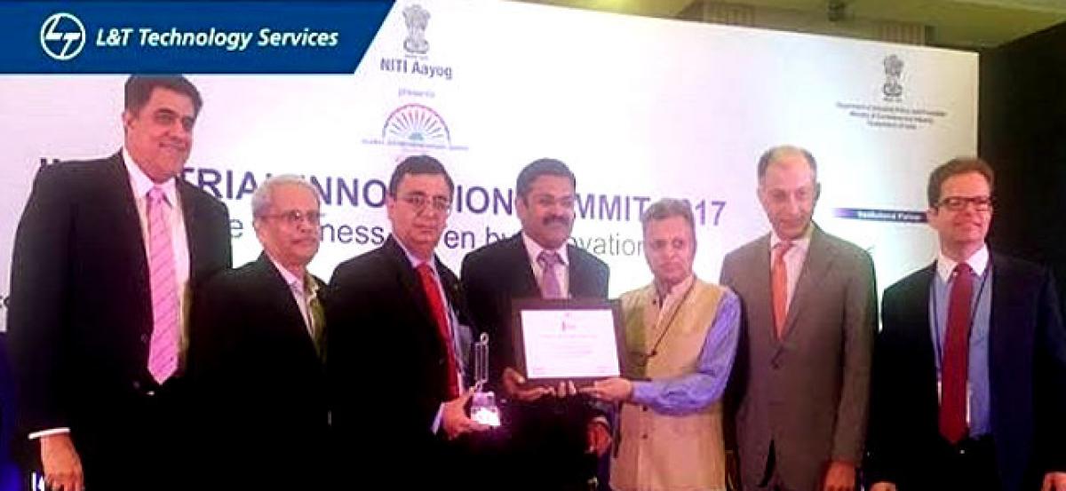 L&T Technology Services conferred with CII Industrial Innovation Award, 2017