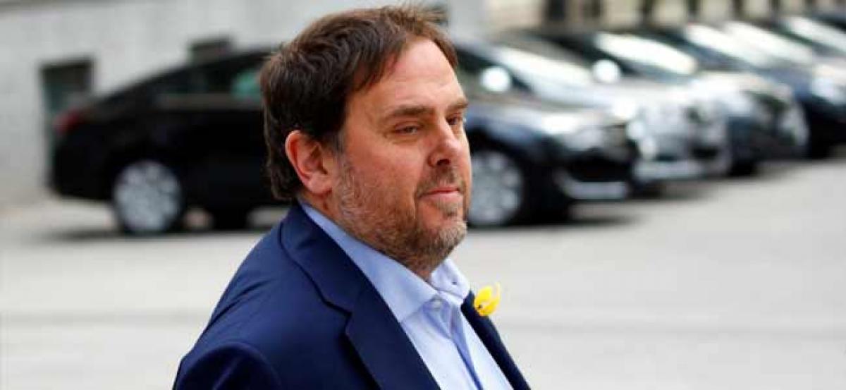 Jailed former Catalan vice-president accepts Madrid rule: lawyer