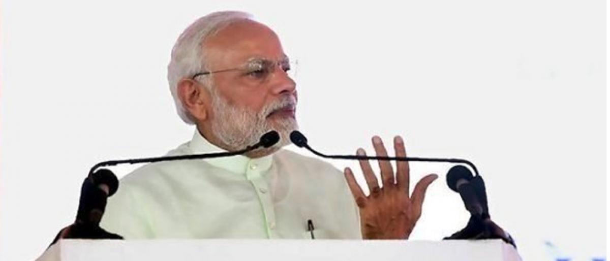 Modi accuses UPA government for delaying National Police Memorial