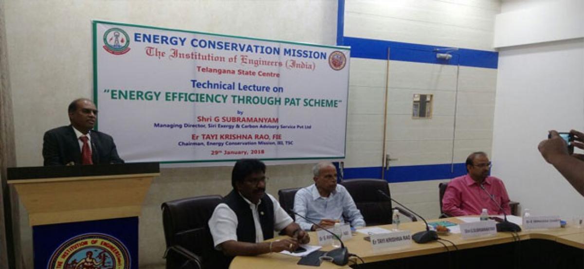 Technical lecture on energy efficiency