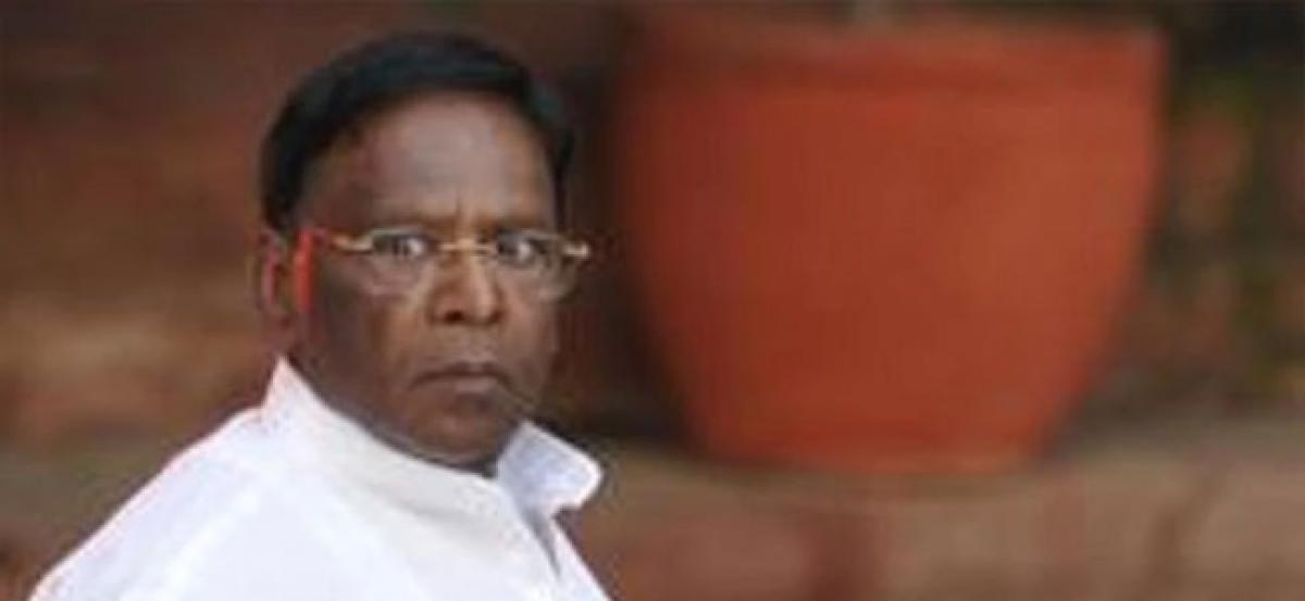 Centre, L-G creating hurdles in govt functioning, alleges Puducherry CM Narayanasamy