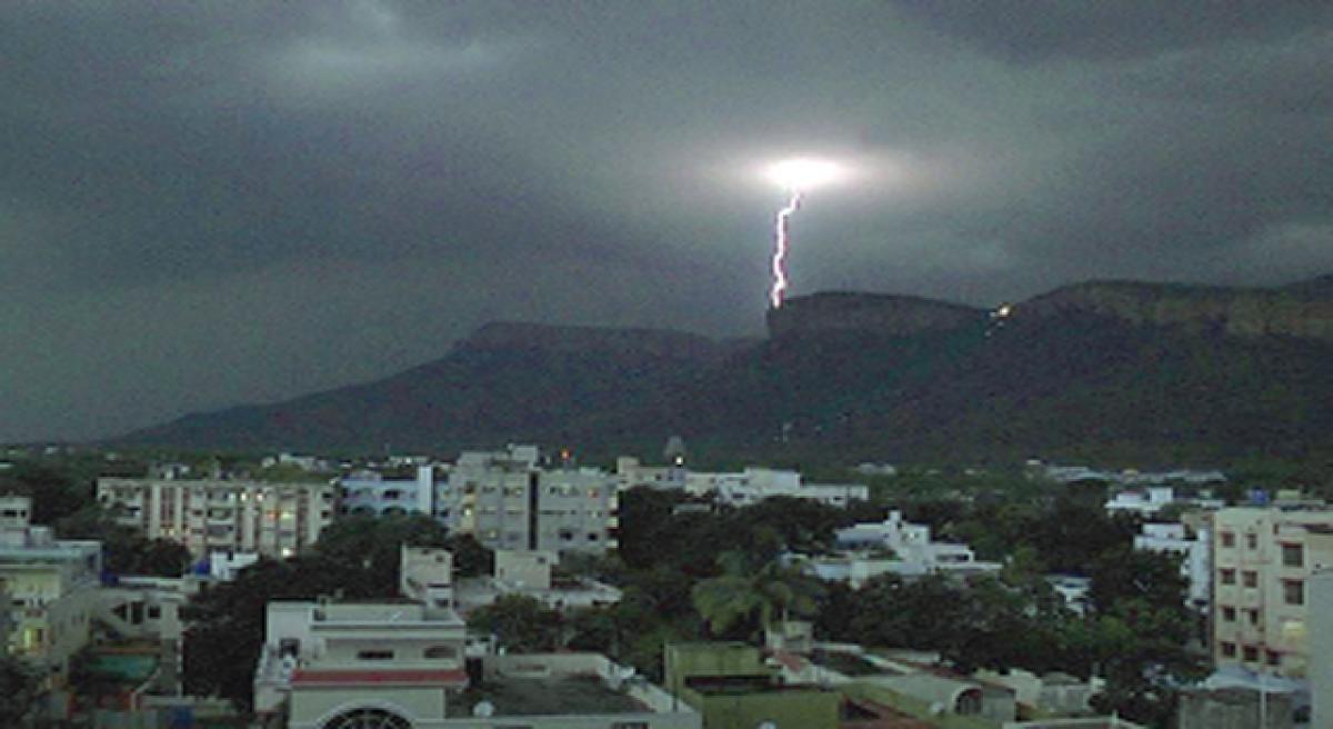 Lightning kills 3 in Tirupati