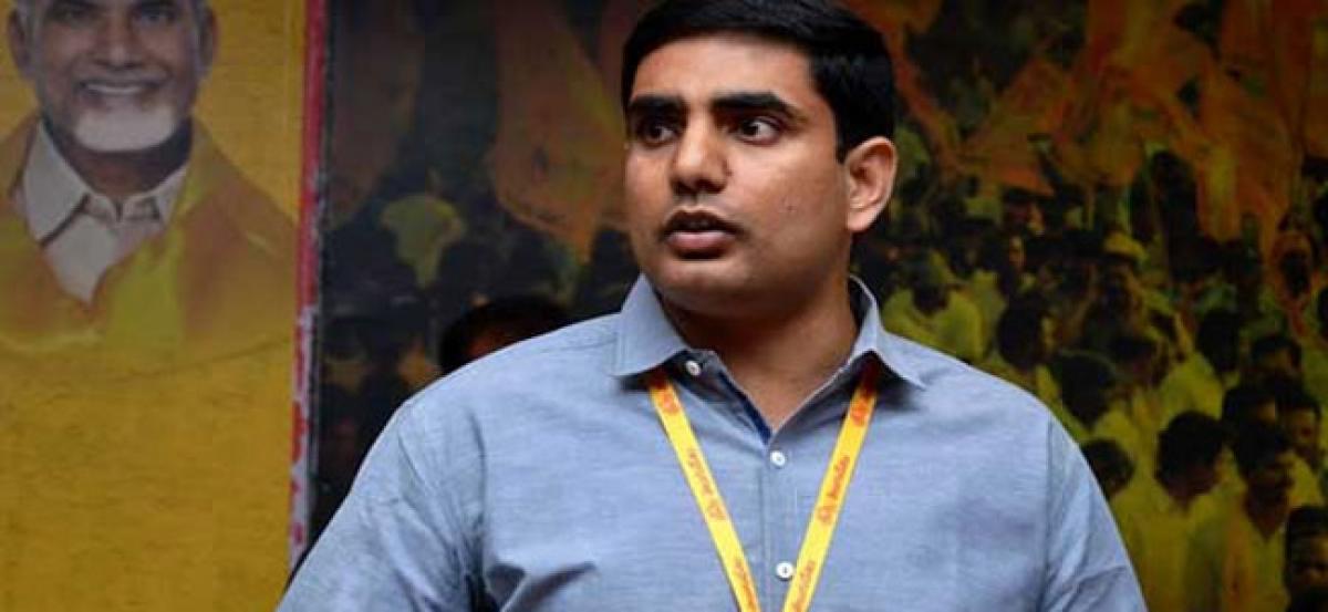 Lokesh to leave for Davos to attend World Economic Forum
