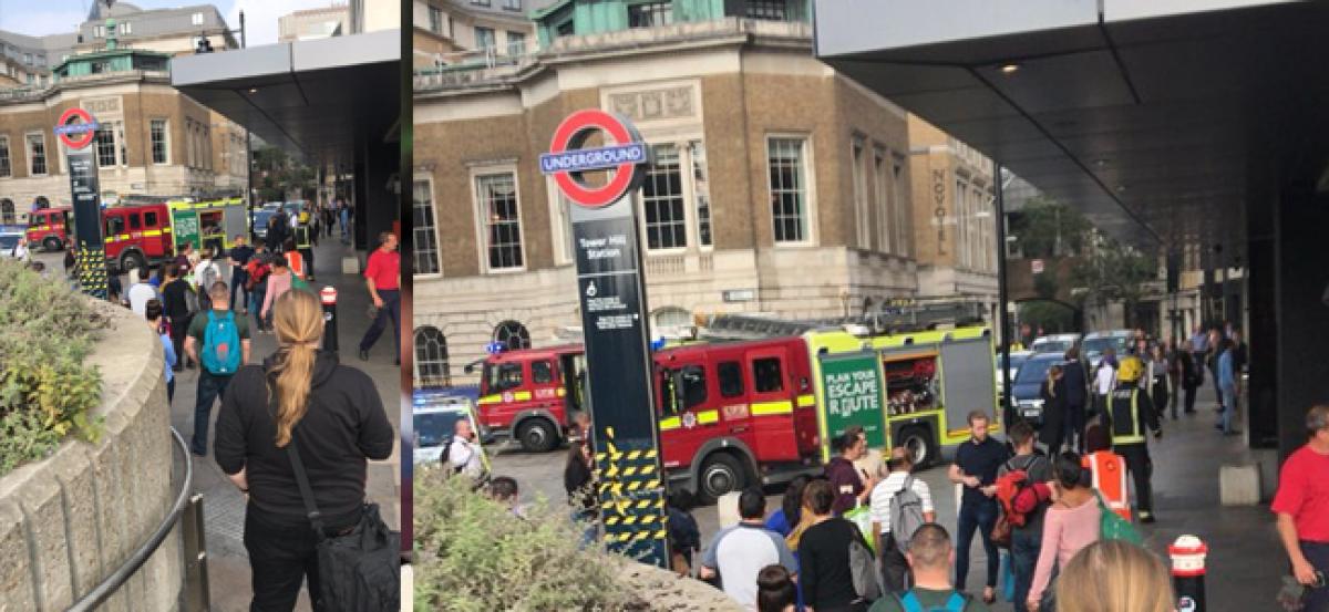 Explosion at Tower Hill station in London causes panic, stampeding