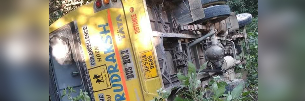 35 students on way to attend PMs rally in Dharamshala injured as bus overturns