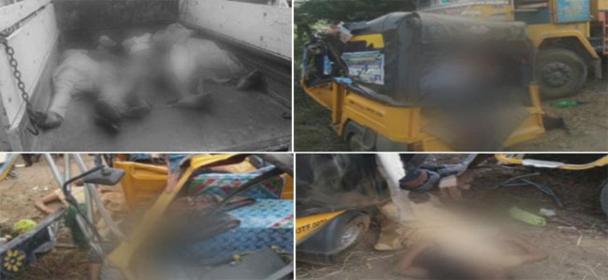 Lorry rams into auto-rickshaw killing five in Chittoor district