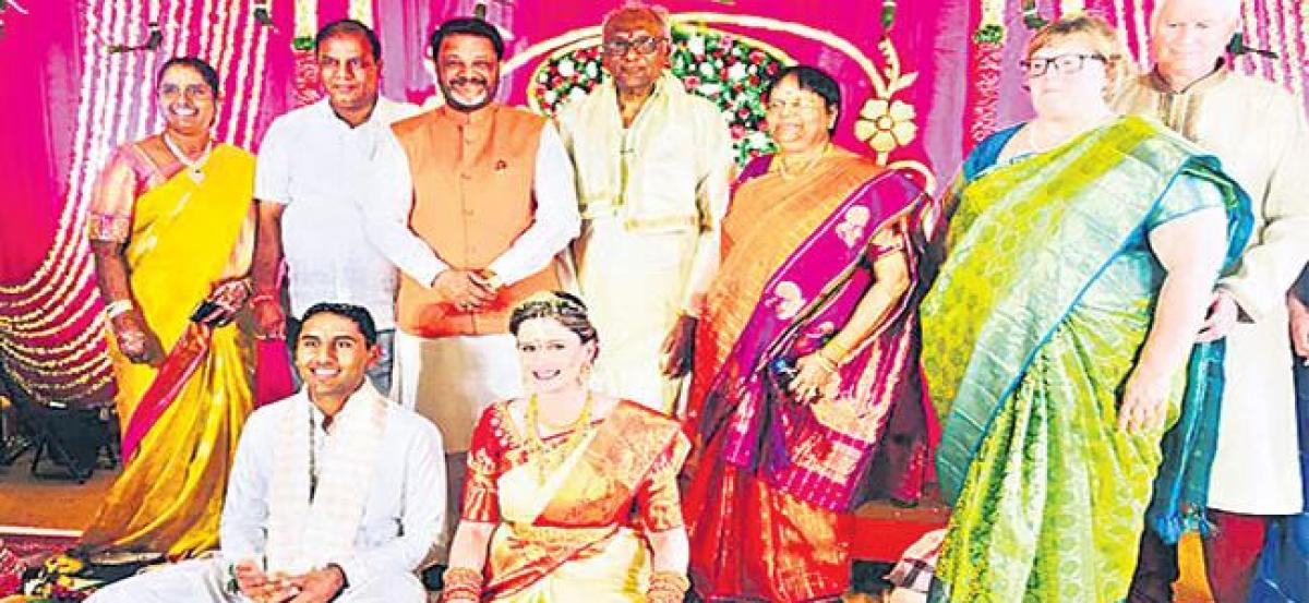 Siddipet boy weds Columbian girl