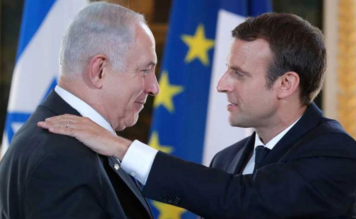 Emmanuel Macron Chides Israel PM Benjamin Netanyahu On Settlements, Urges New Mideast Talks