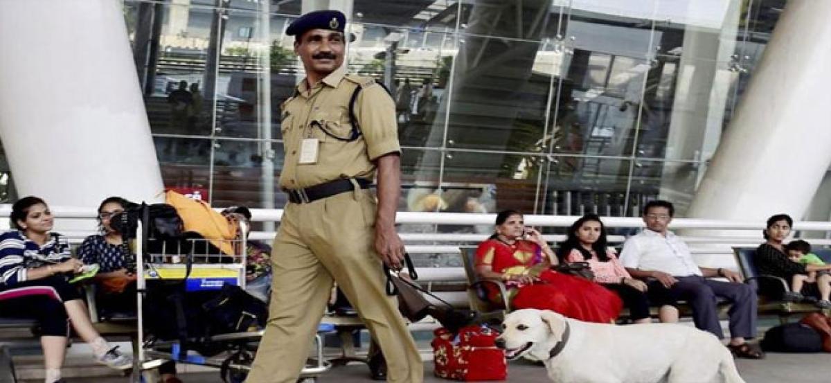 Man falls off bridge in Chennai airport