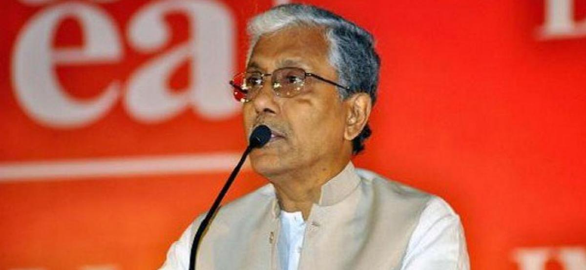 Manik Sarkar resigns as Tripura CM