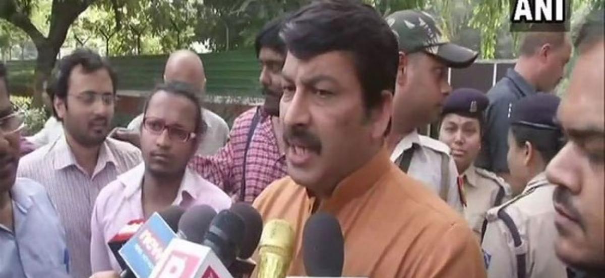 Manoj Tiwari For Cbi Probe In Ssc Paper Leak 7069