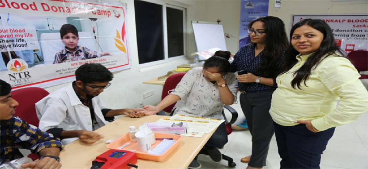 Blood donation drive sees good response