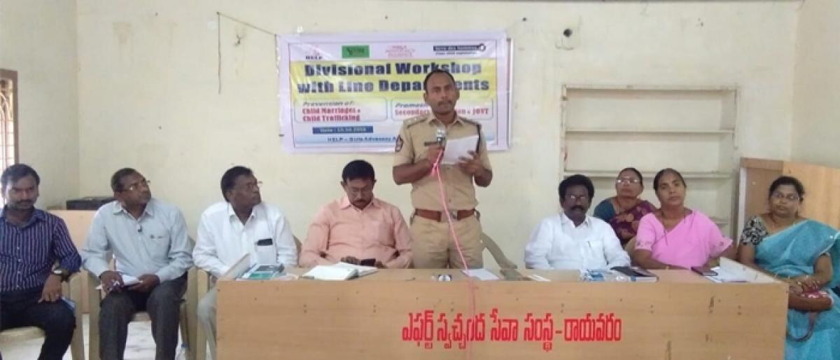 Coordinated efforts vital to stop child marriages in markapuram