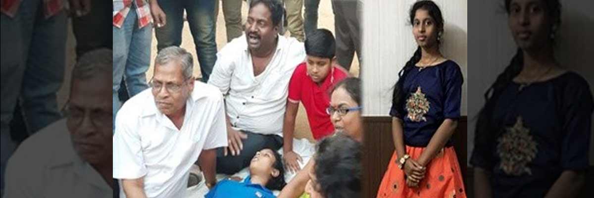 Girl collapses while dancing at school in Hyderabad
