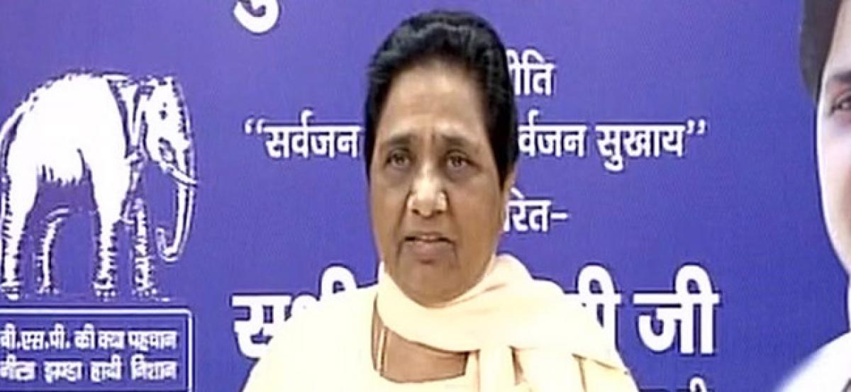 The new law must not reek of RSS ideology: Mayawati