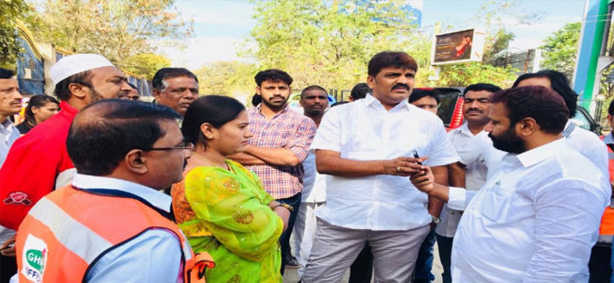 Mayor Bonthu Rammohan visits KBR Park