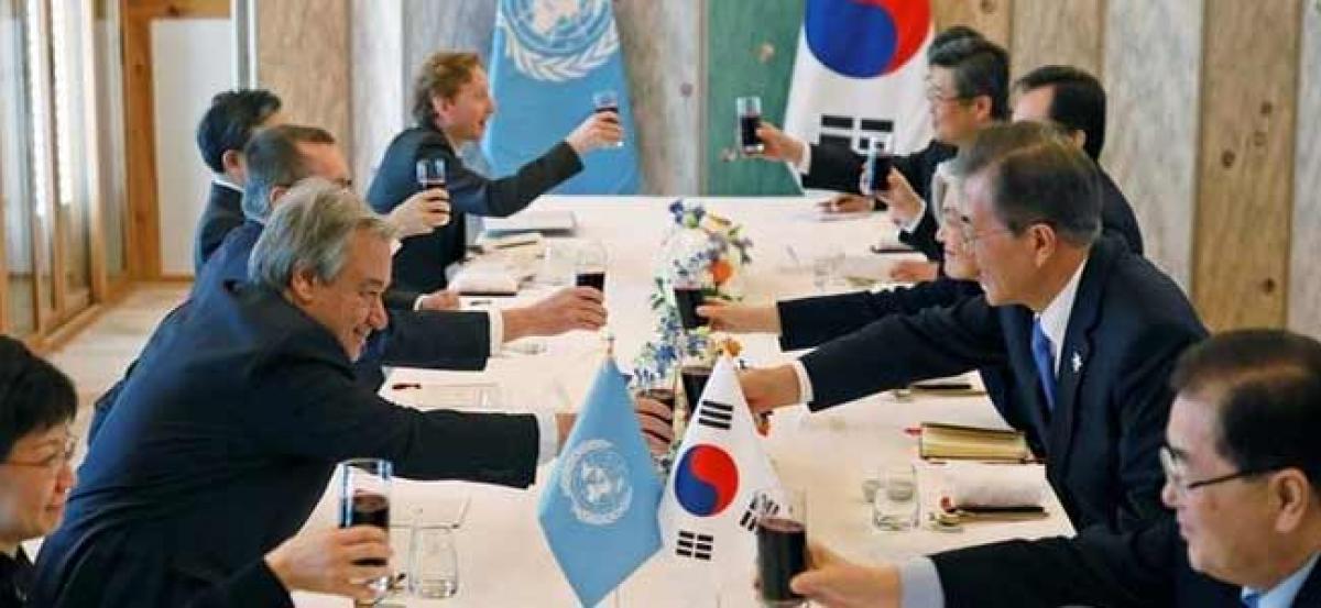 UN Secretary-General meets N Korean delegation