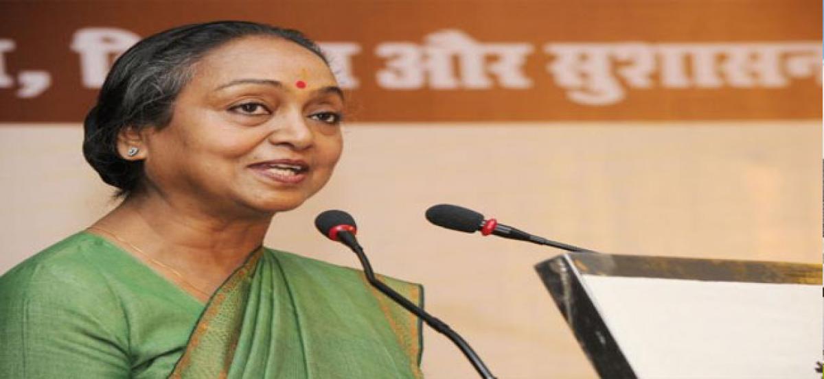 Meira Kumar to join Congress stir