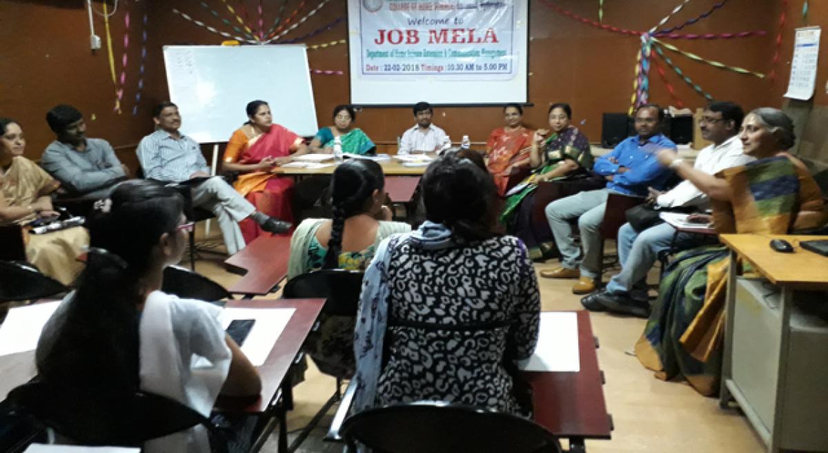 Job Mela organised at PJTSAU