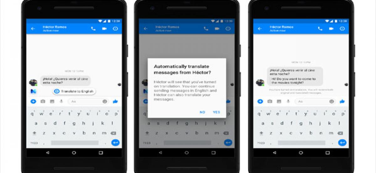 Facebook Messenger will automatically translate messages from your Spanish friend