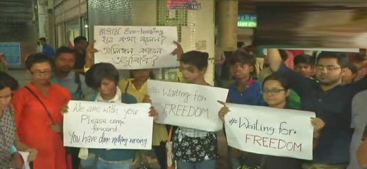 Kolkata steps out to protest moral policing in metro