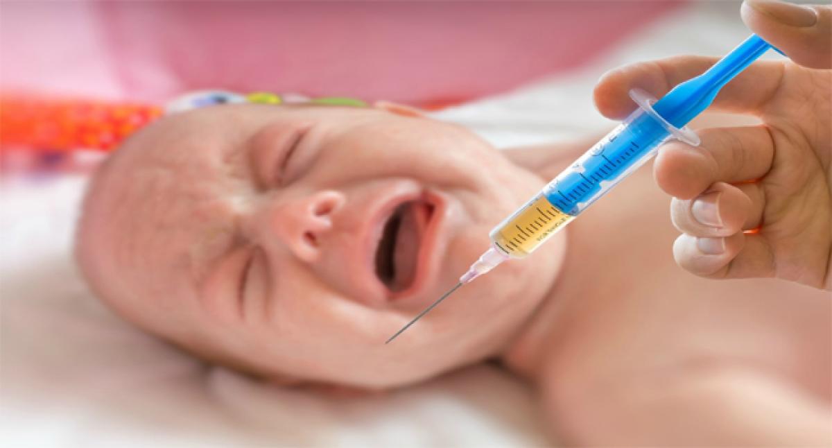 4 children fall sick after vaccination