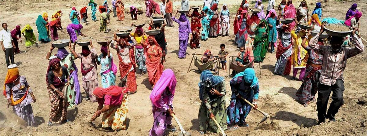MGNREGS works in slow progress in Agency