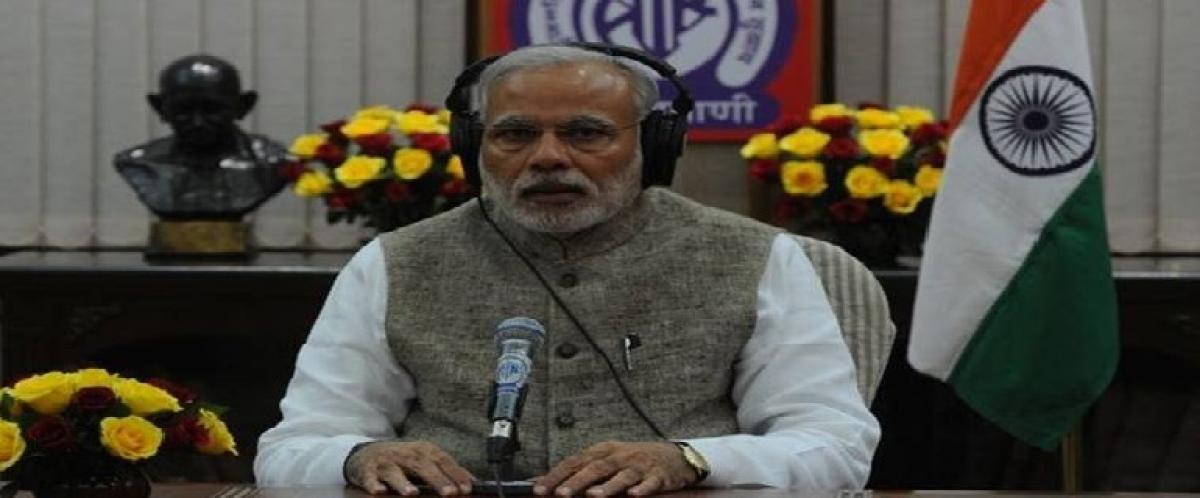 PM Modi talks of floods in Mann Ki Baat